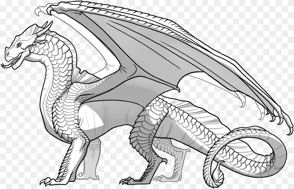 Coloring Pages Wings Of Fire Logo, Dragon, Animal, Dinosaur, Reptile Png Image