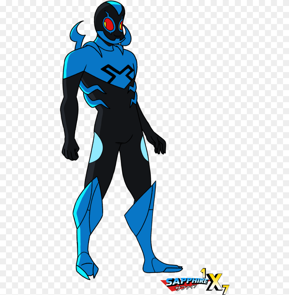 Coloring Practice Blue Beetle Illustration, Person Free Png