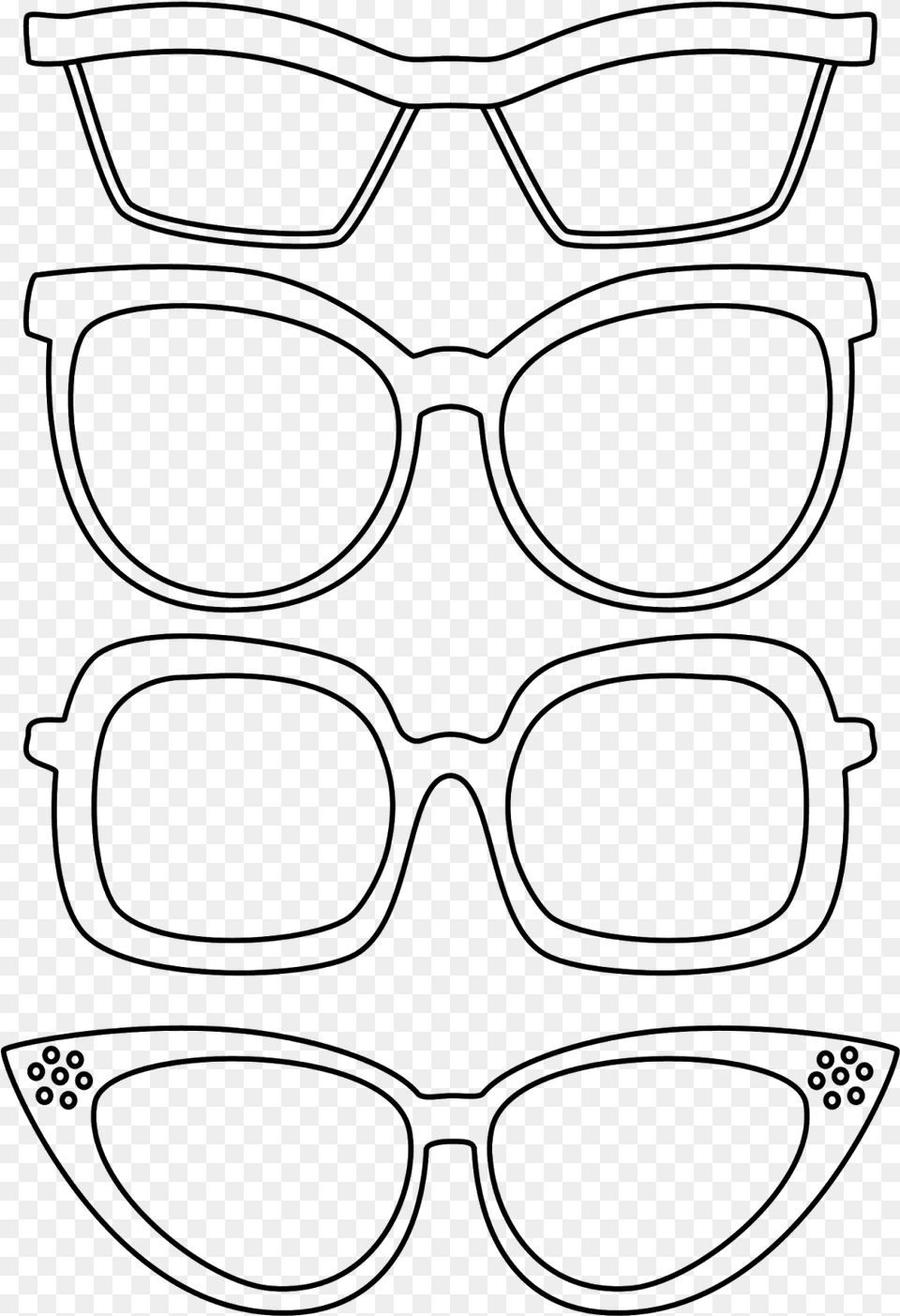 Coloring Worm Book Child Drawing Glasses Clipart Coloring Book Sunglasses, Gray Free Transparent Png
