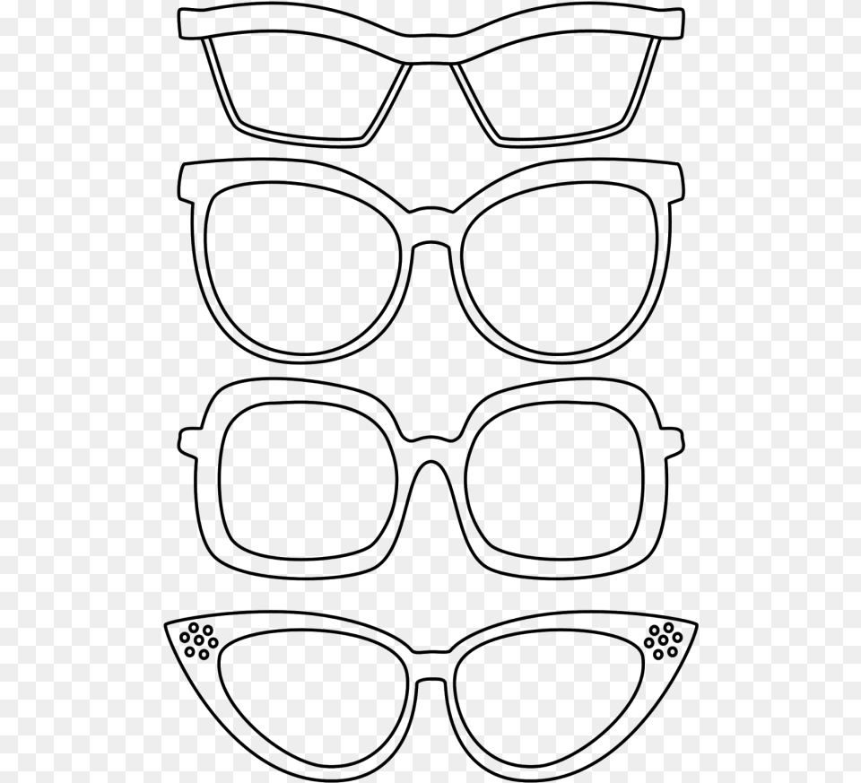 Coloring Worm Book Child Drawing Glasses Printable Sunglasses Coloring Pages, Gray Png