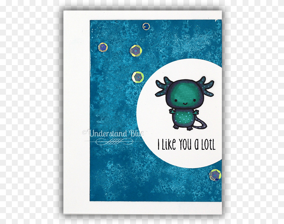 Colorique Axolotl By Understand Blue Illustration, Envelope, Greeting Card, Mail, Animal Png