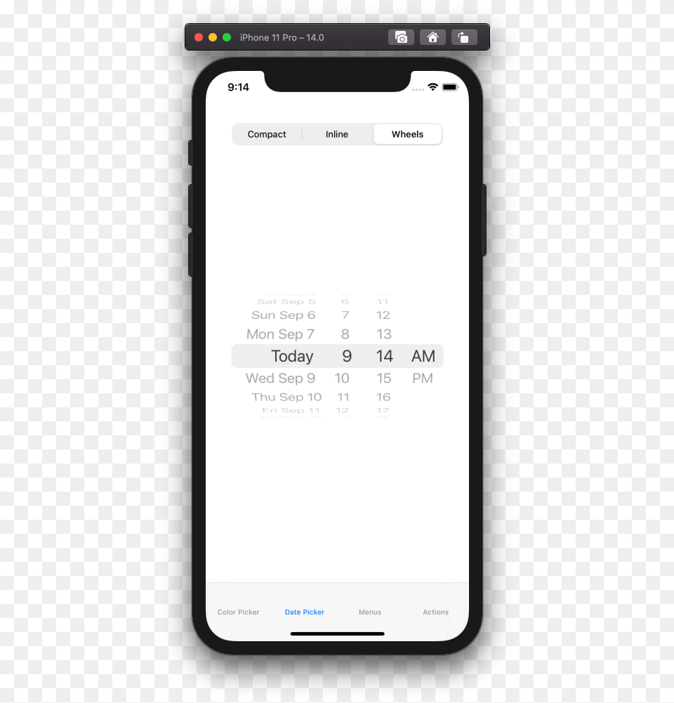 Colorpicker Datepicker Ios 14 Date Picker, Electronics, Mobile Phone, Phone, Page Png Image