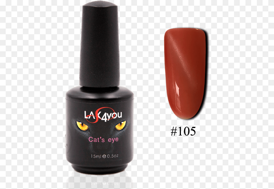 Colors Cats Eye Nail Polish, Cosmetics, Lipstick, Bottle, Shaker Free Png Download