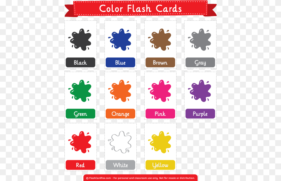 Colors Flashcards Printable, Leaf, Plant, Animal, Reptile Free Png
