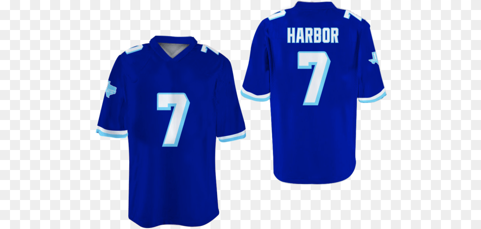 Colors Lance Harbor West Canaan Coyotes Football Jersey Varsity Blues Lance Harbor, Clothing, Shirt, T-shirt Free Transparent Png