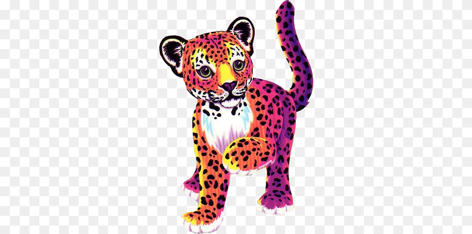 Colors Lisa Frank And Image Lisa Frank Cat, Animal, Mammal, Panther, Wildlife Free Png Download