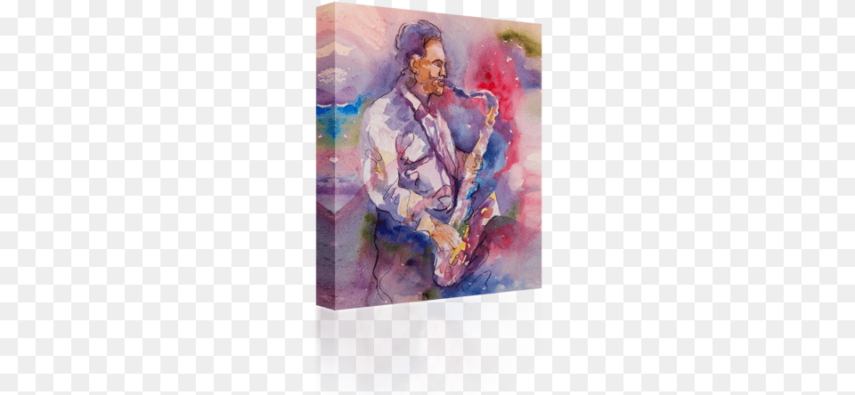 Colors Of Sax Wireless Speaker, Art, Painting, Person, Modern Art Free Transparent Png
