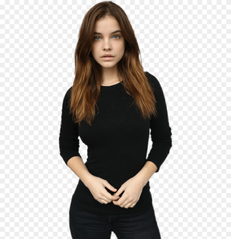 Colorsplash Freetoedit Barbara Palvin Img Models, Long Sleeve, Sleeve, Clothing, Face Free Png Download