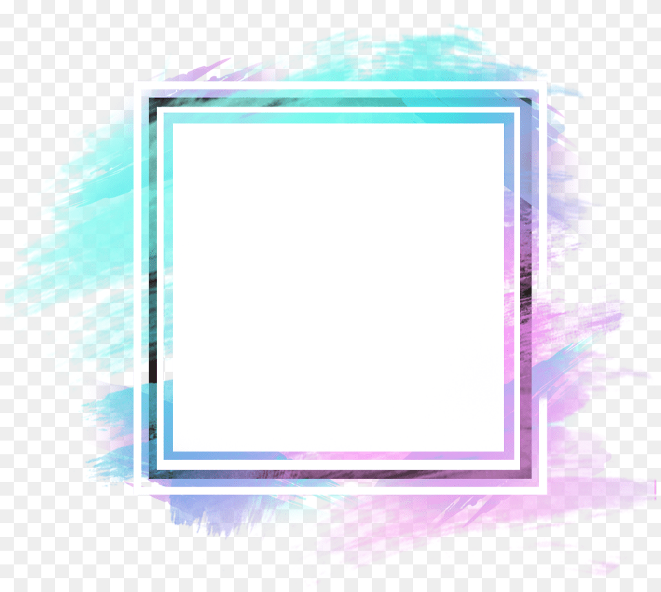 Colorsplash Square Geometric Brush Colorful Kpop Fondos De Picsart, Blackboard Free Png Download