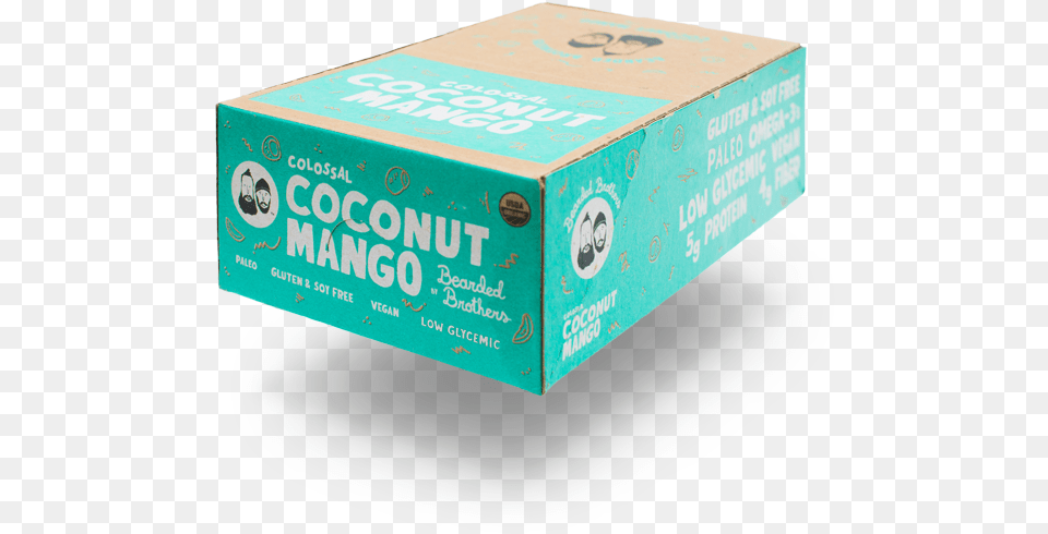 Colossal Coconut Mango Energy Bar Energy, Box, Cardboard, Carton Free Png Download