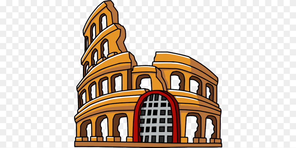 Colosseum, Arch, Architecture, City, Bulldozer Free Png Download