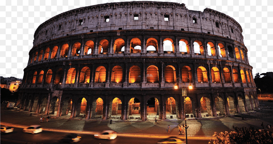 Colosseum, Architecture, Building, Car, Transportation Png Image