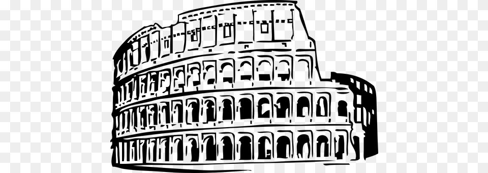 Colosseum City, Silhouette, Lighting, Urban Png Image