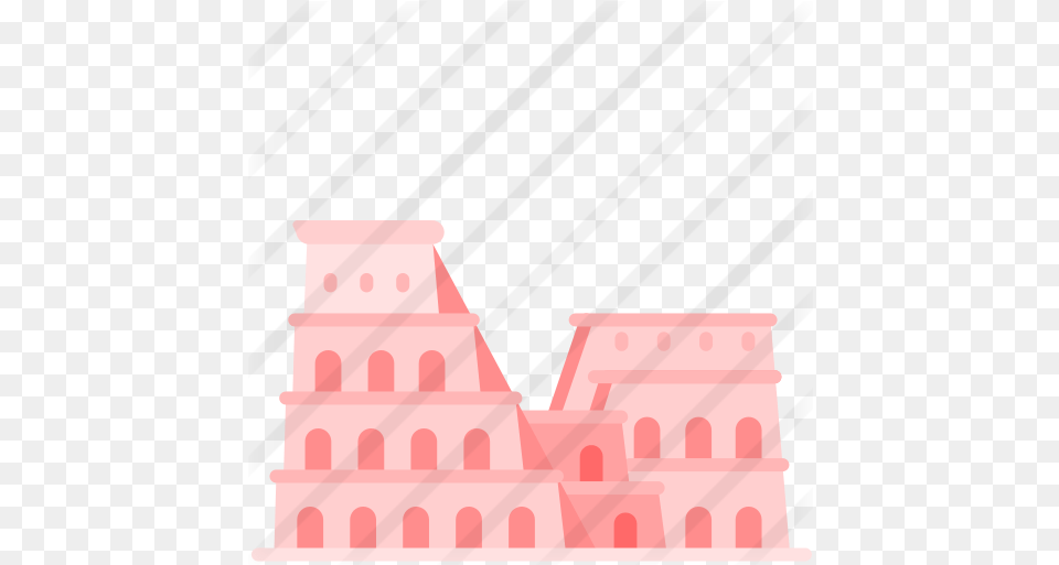 Colosseum Architecture And City Icons Horizontal, Brick, Food, Sweets, Dynamite Png Image