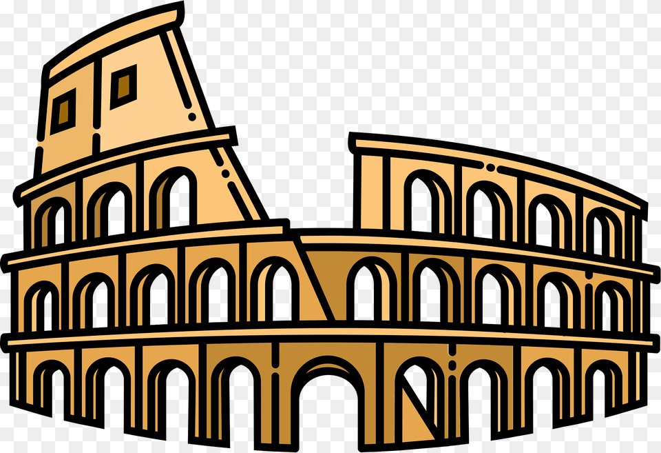 Colosseum Clipart, Arch, Architecture, City, Scoreboard Free Png