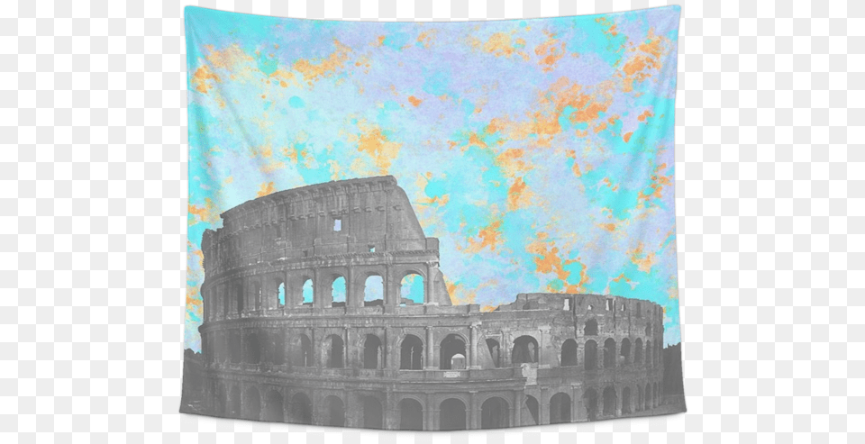 Colosseum Colosseum 1890s Rolled Canvas Art Science Source, Architecture, Building Png