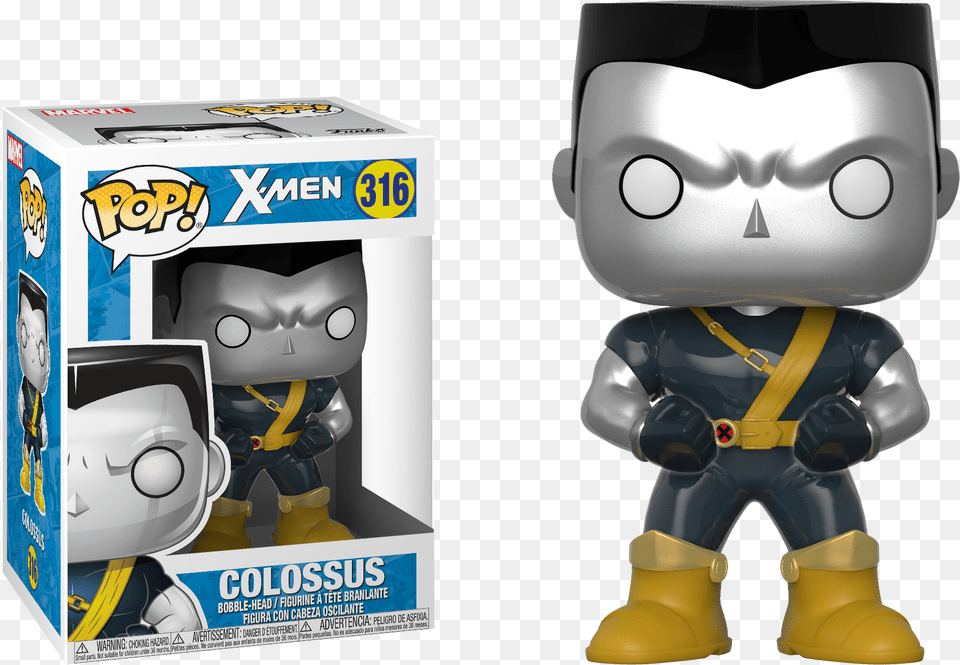 Colossus Deadpool Pop, Robot, Person, Face, Head Png Image