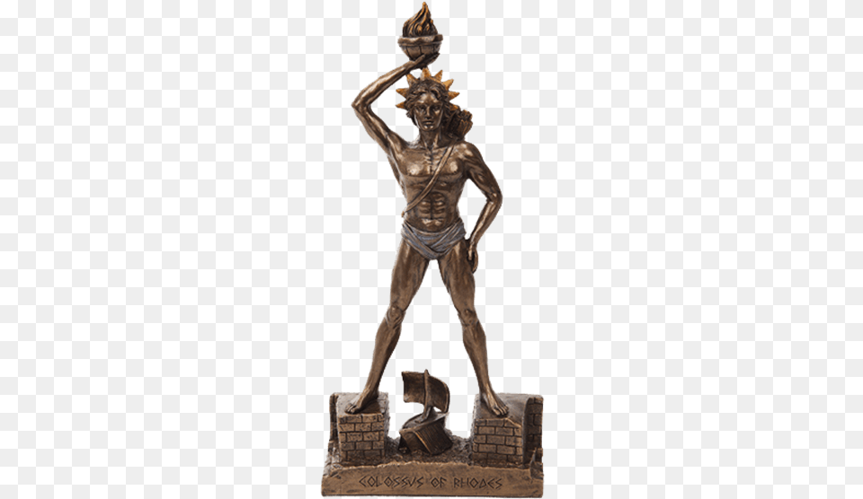 Colossus Of Rhodes Statue Colossus Of Rhodes Statue, Bronze, Adult, Male, Man Free Png Download