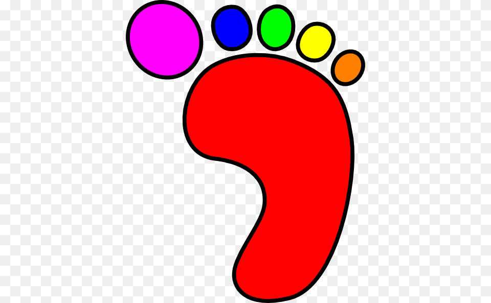 Colouful Clipart Foot, Footprint, Smoke Pipe Png