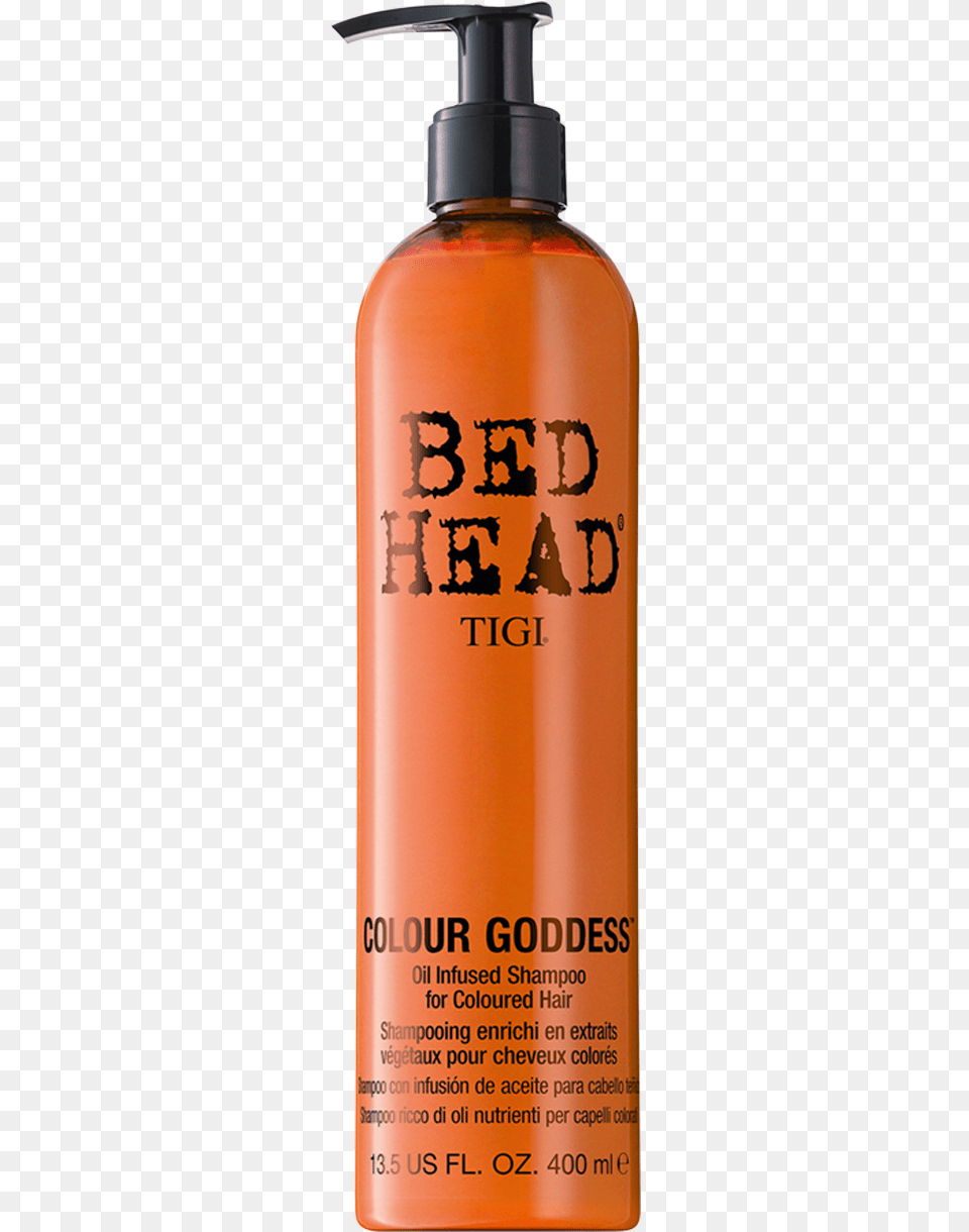 Colour Goddess Oil Infused Shampoo Tigi Bed Head Colour Goddess Shampoo, Bottle, Lotion, Cosmetics, Perfume Png Image