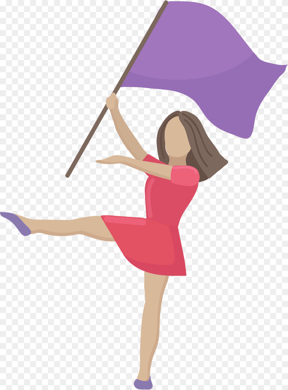 Colour Guard Clipart, Dancing, Leisure Activities, Person, Adult Free Png Download