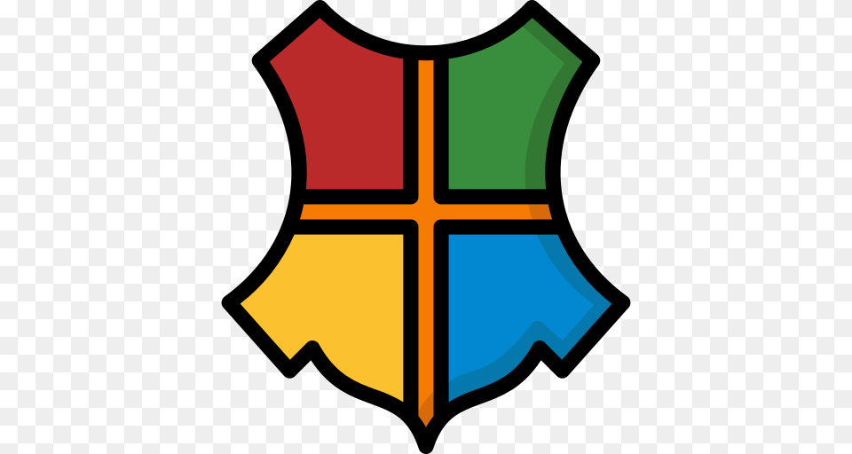 Colour Harry Hogwarts House Potter Shield Icon, Clothing, Vest, Armor, Lifejacket Free Png Download