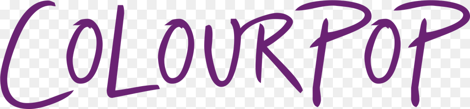 Colour Pop Logo, Purple, Text Free Png
