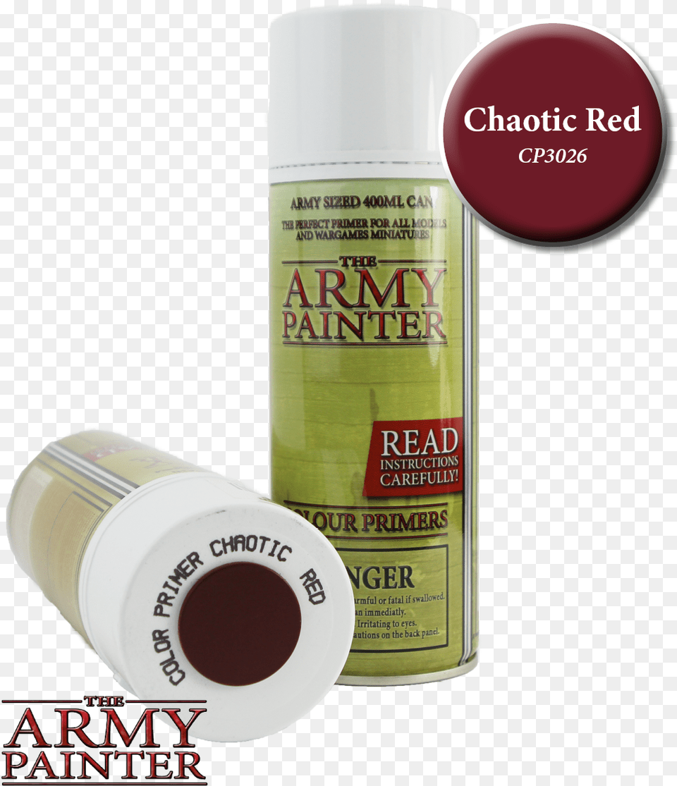 Colour Primer Chaotic Red Army Painter Brown Spray, Can, Tin Free Transparent Png