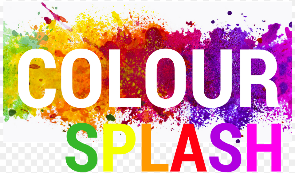 Colour Splash Is A Run Where Fun Is The Main Attraction Colour Splash Fun Run, Art, Graphics Free Png