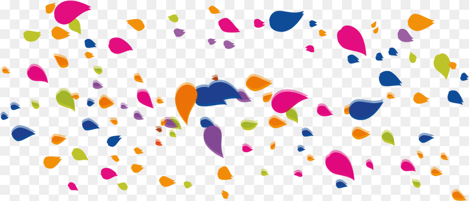 Colour Splashes Paper, Confetti Free Png Download