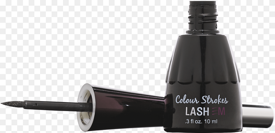 Colour Strokes Liquid Eyeliner Open Component Nail Polish, Bottle, Cosmetics Png Image