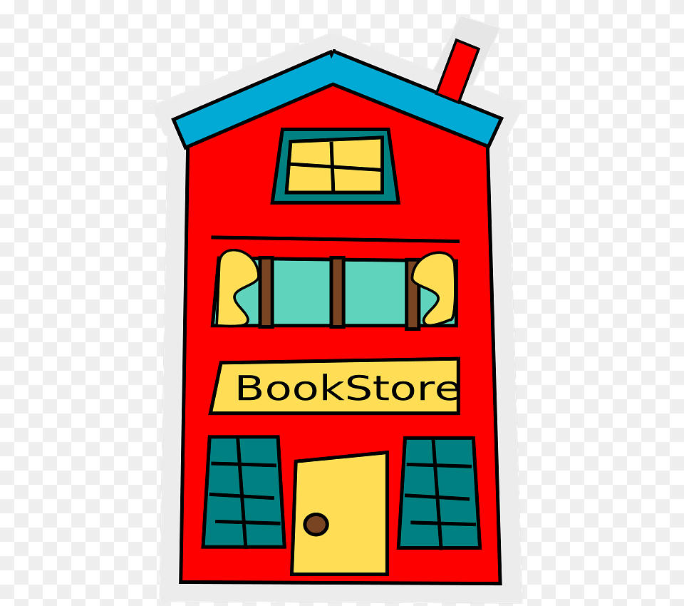 Coloured Bookstore, Architecture, Building, Outdoors, Shelter Free Png