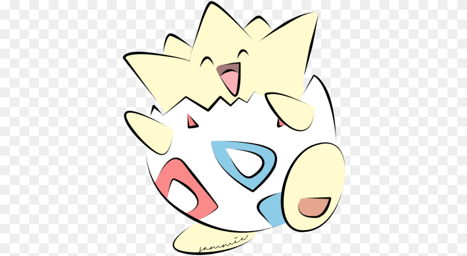 Coloured By Ensnarings Pokemon Clipart Library Library Togepi, Plush, Toy, Baby, Person Free Png Download