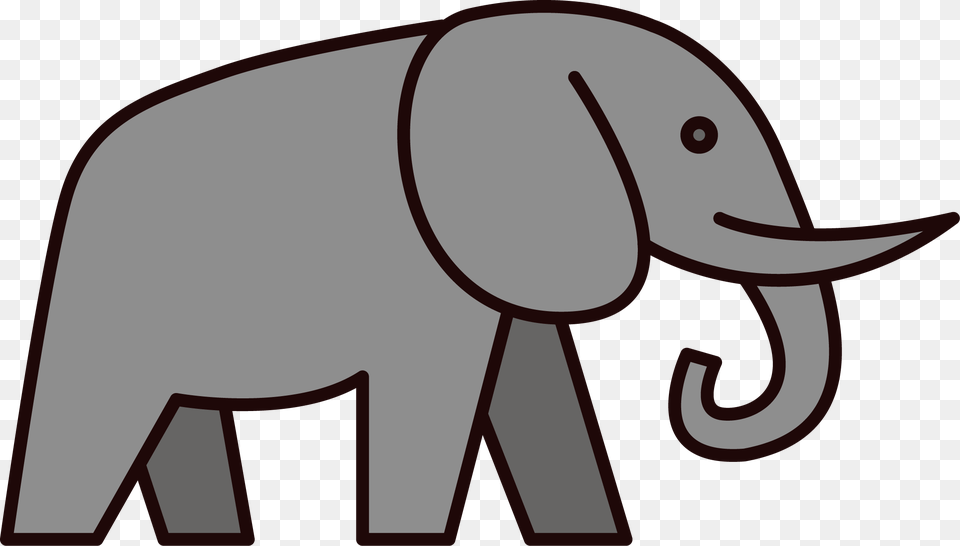 Coloured Indian Elephant, Animal, Mammal, Wildlife Png Image