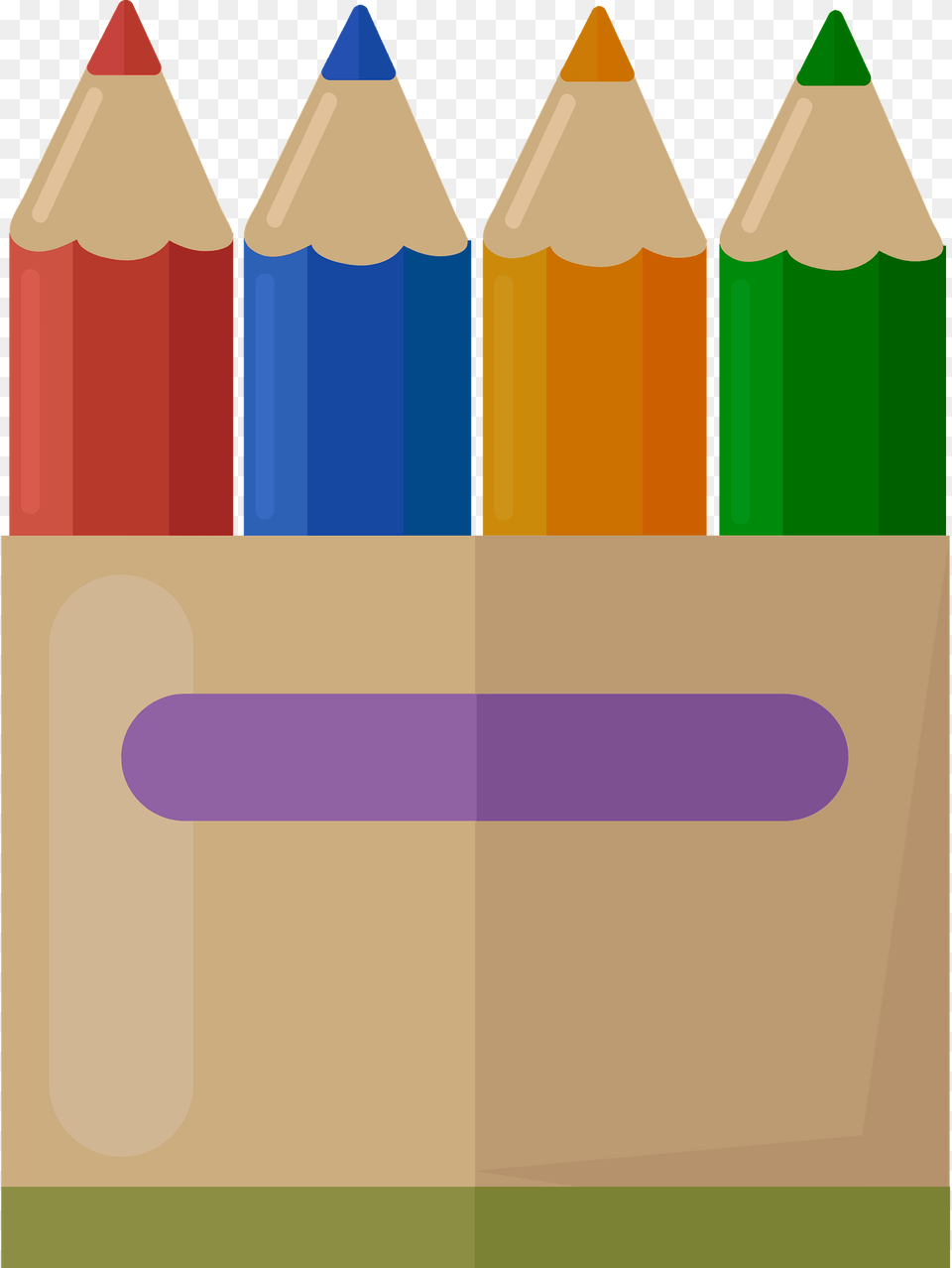 Coloured Pencil Clipart Free Png