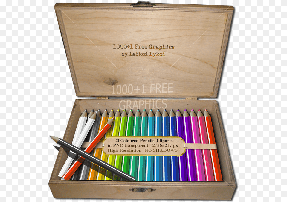 Coloured Pencilscliparts Box, Pencil Box Free Transparent Png