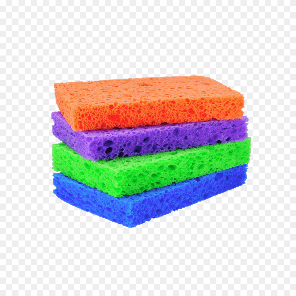 Coloured Sponges, Sponge, Birthday Cake, Cake, Cream Free Png