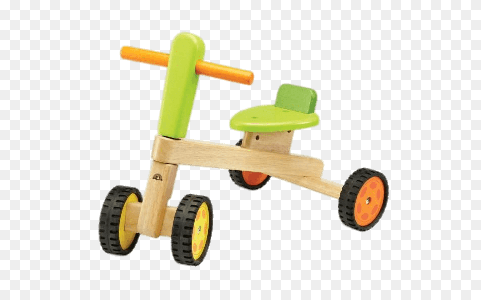 Coloured Wooden Tricycle, Device, Tool, Plant, Lawn Mower Png Image