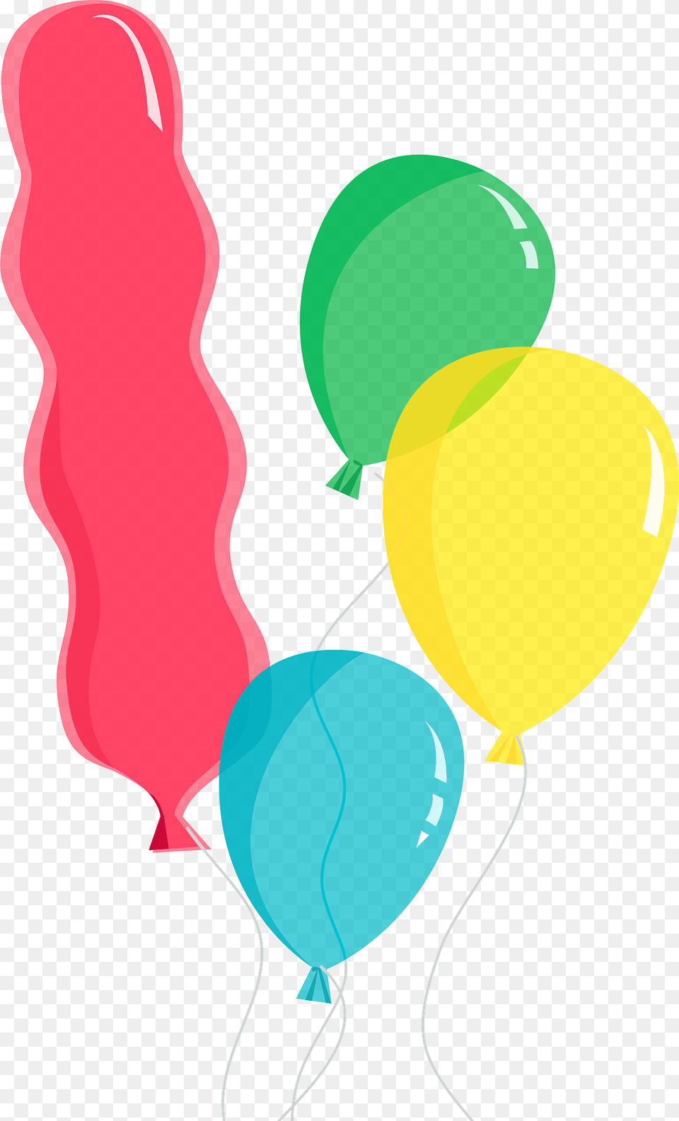 Colourful Balloons Clipart, Balloon Free Transparent Png