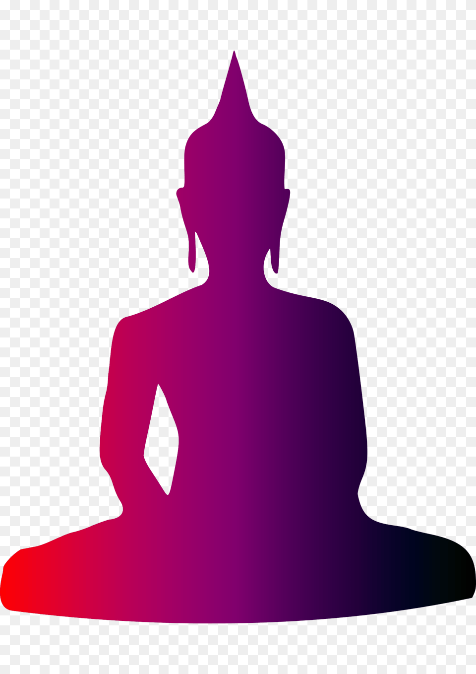 Colourful Buddha Icons, Silhouette, Art, Lighting, Adult Png Image
