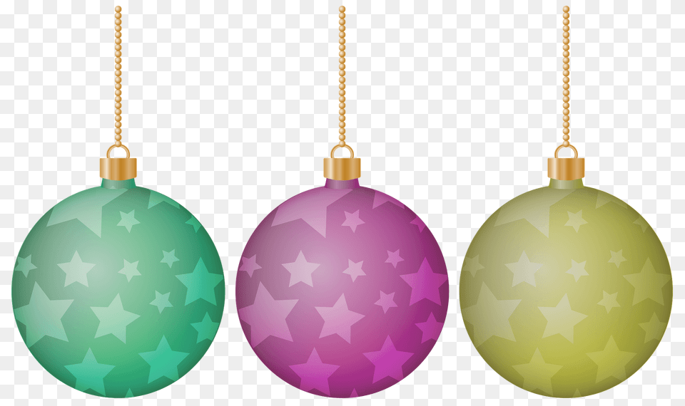 Colourful Christmas Balls Clipart, Accessories, Earring, Jewelry, Ornament Free Png Download
