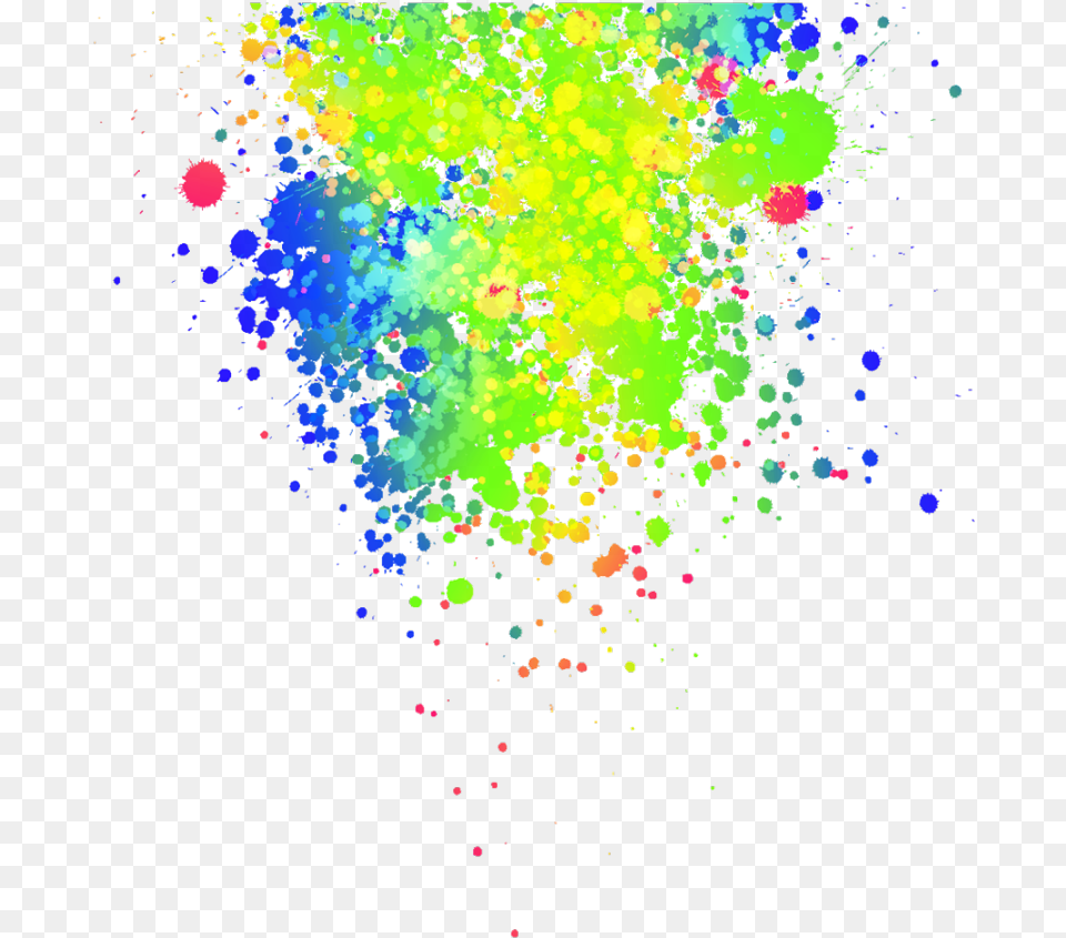 Colourful Colorful Paint Splash Splatter Paintspalsh Illustration, Art, Graphics, Light, Pattern Free Png Download