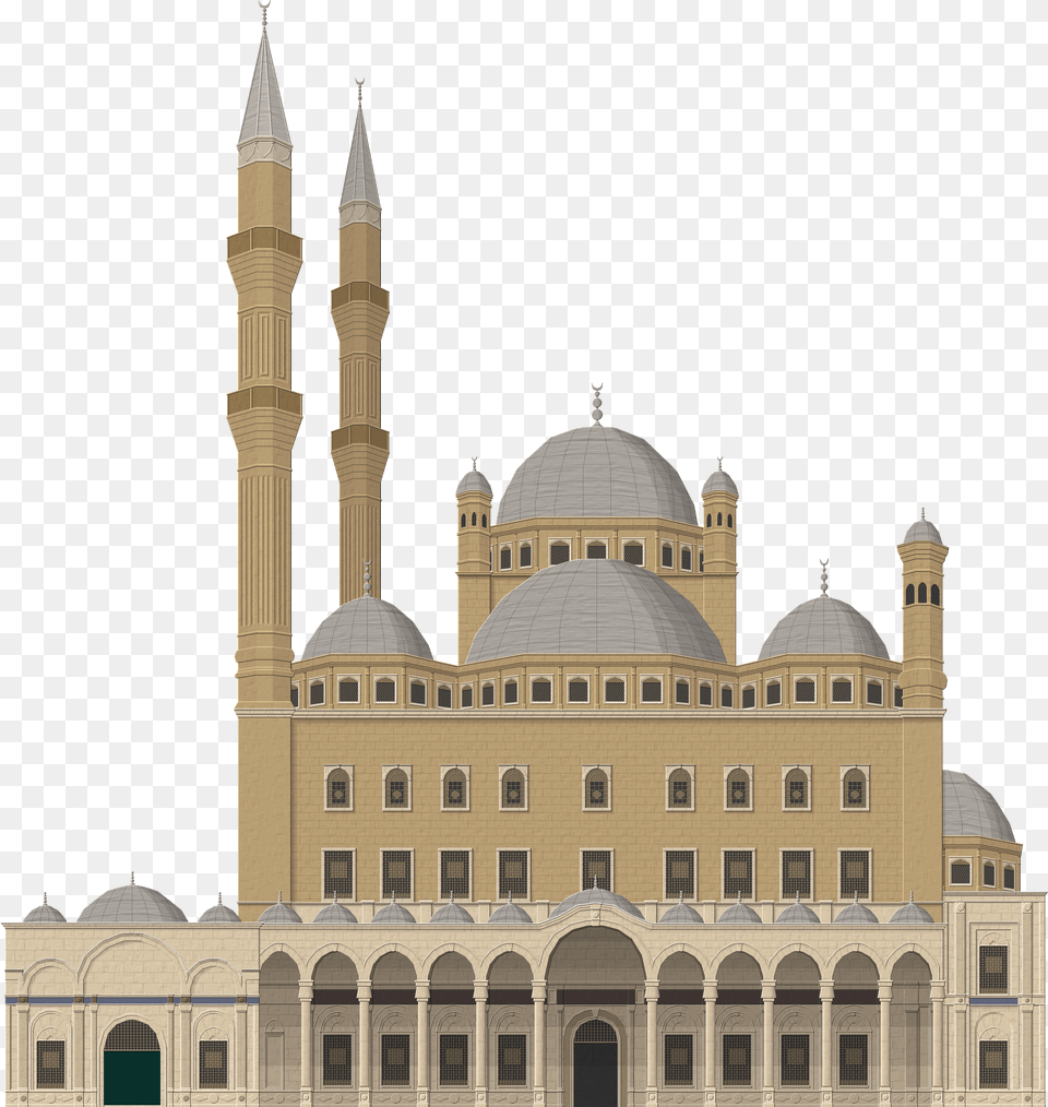 Colourful Mosque Islam, Architecture, Building, Dome Png