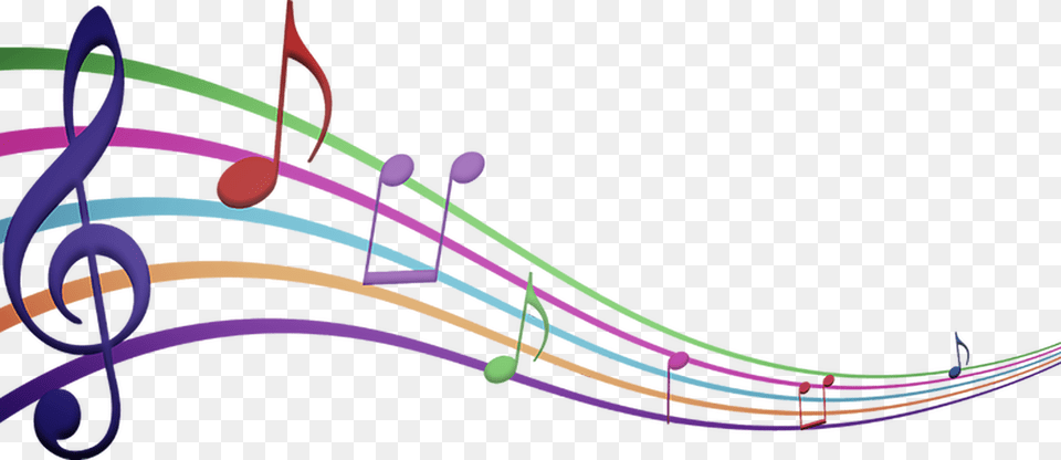 Colourful Music Notes Clipart Music Clipart Png