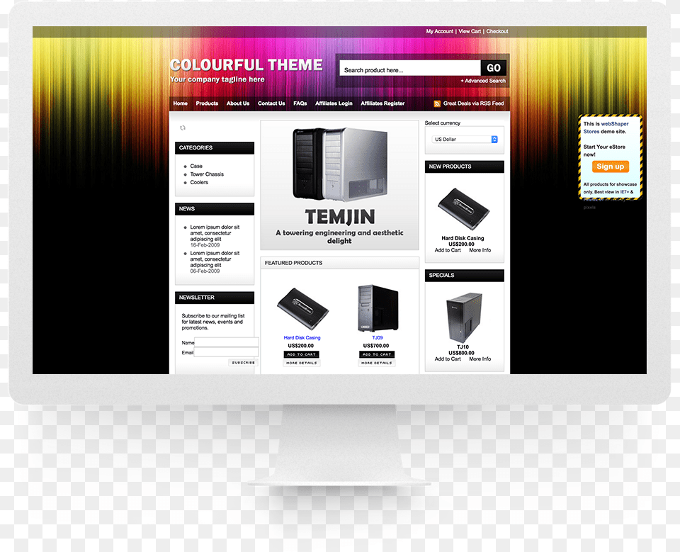 Colourful Online Advertising, Computer Hardware, Electronics, File, Hardware Free Transparent Png