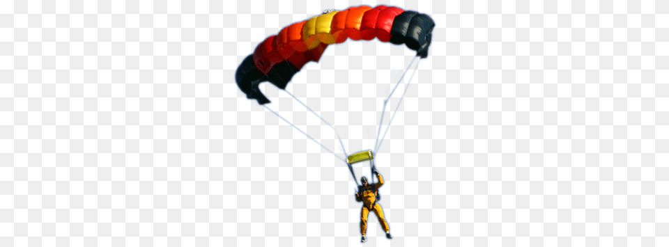Colourful Parachute, Adult, Male, Man, Person Free Transparent Png
