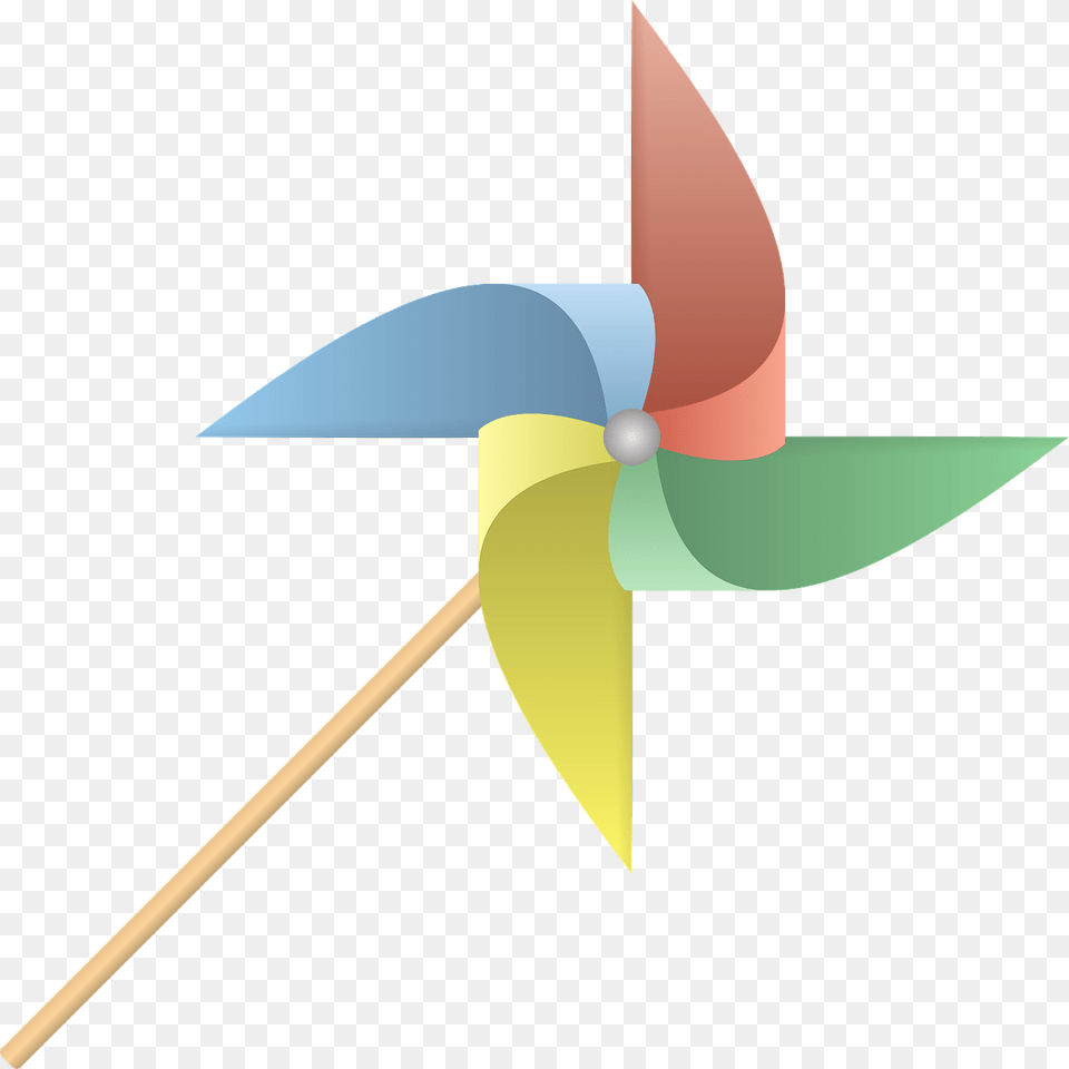 Colourful Pinwheel Cata Vento Em, Machine, Motor, Engine Free Png Download