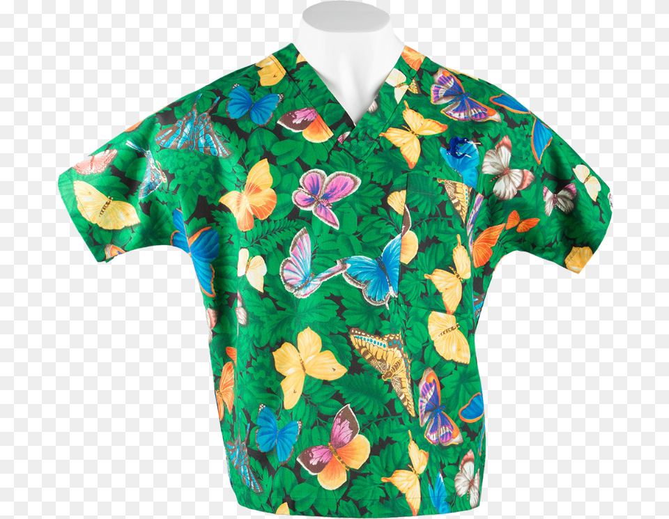 Colourful Scrubs Scrub Tops Polo Shirt, Blouse, Clothing, Beachwear, Person Free Png