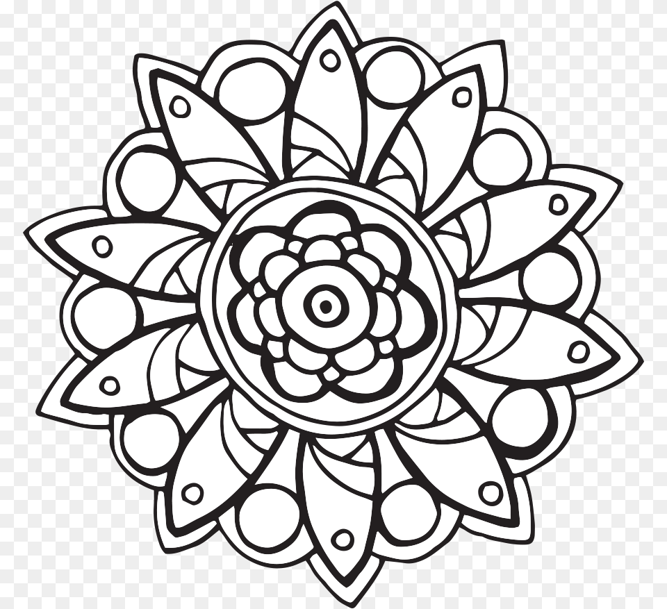 Colouring Might Look Like Fun And It Might Even Be Portable Network Graphics, Dahlia, Flower, Plant, Art Free Png Download