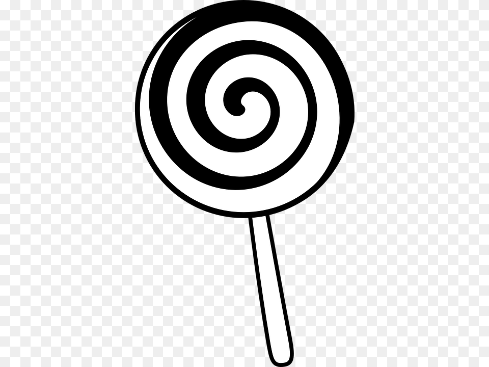 Colouring Pages Of Lollipop, Candy, Food, Sweets Png